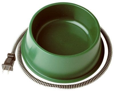 Heated Pet Bowl 1 qt. Plastic