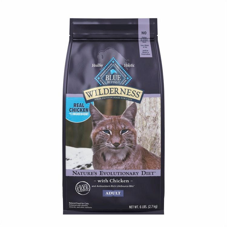 Blue buffalo wilderness chicken cat food top
