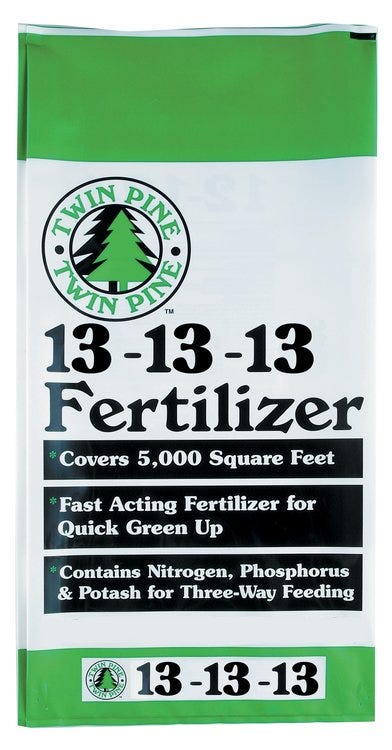 Twin Pine Fertilizer 13 13 13 40 lb. Bag Granular