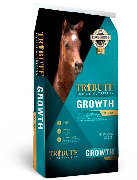 Tribute Growth Horse Feed Textured 50 lb. Bag