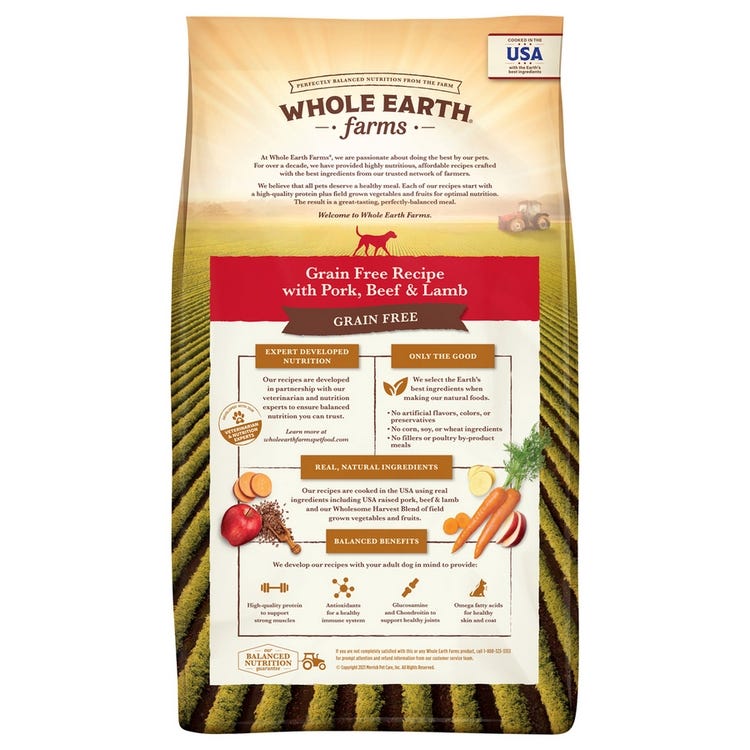 Merrick grain free dog food 25lb top