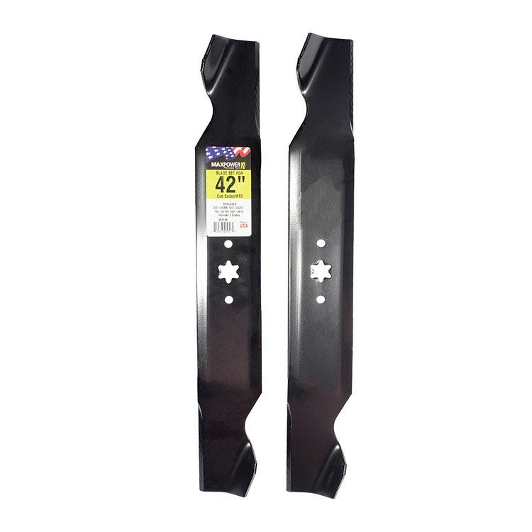 Troy bilt 42 blades outlet