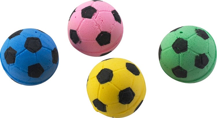 Soccer ball cat toy best sale