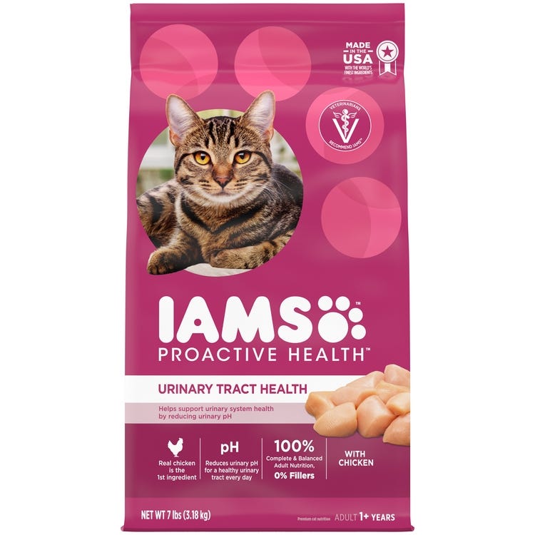 IAMS Proactive Health Cat Food Urinary Tract Health Adult 7 lb. Bag