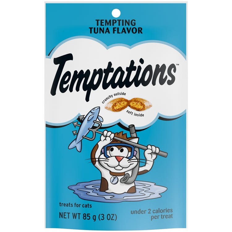 Temptations Cat Treats 3 oz. Pouch Tempting Tuna Value Pack