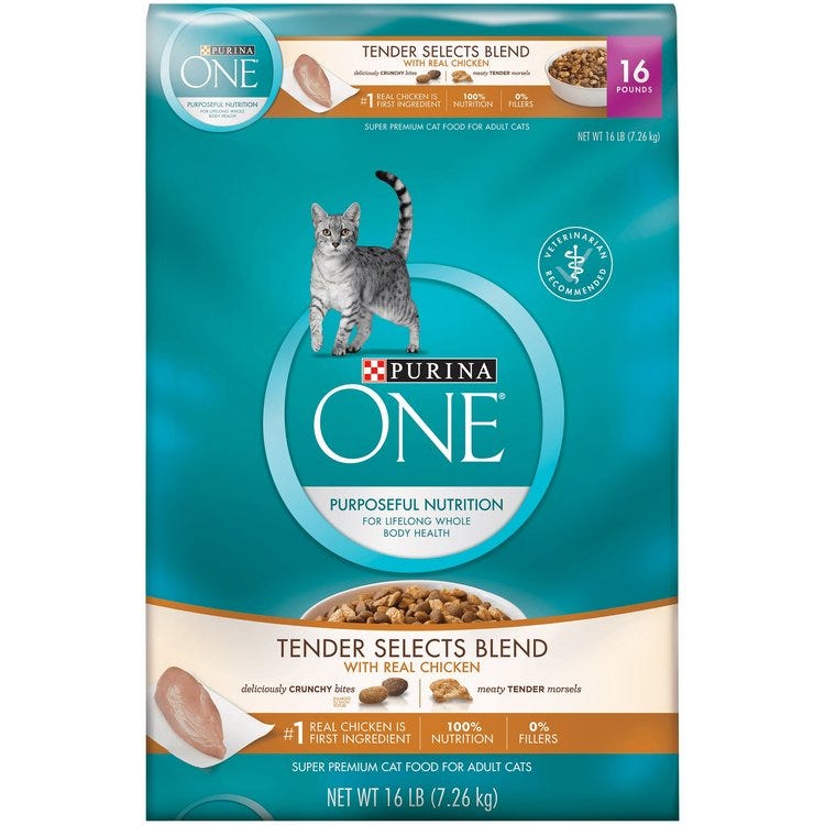 Purina one cat food 16 lb cheap