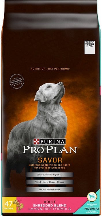 Purina pro plan lamb and rice 47 hotsell lbs