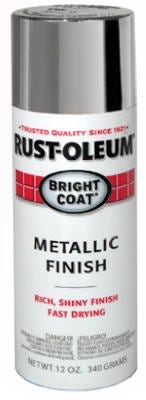 Rust Oleum Bright Coat Spray Paint Metallic Aluminum 11 oz