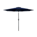 Four Seasons Courtyard Patio Umbrella 9 ft. Navy Blue Steel Frame