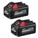 Milwaukee M18™ REDLITHIUM™ HIGH OUTPUT™ XC6.0 Battery 2-Pack
