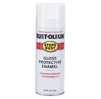 Rust-Oleum Stops Rust Spray Paint Gloss White 12 oz.