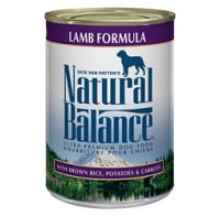 Natural Balance Dog Food 13 oz. Can Lamb/Rice
