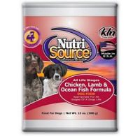 Nutrisource Dog Food 13 oz. Can Chicken/Lamb/Fish