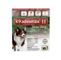 Bayer Advantix II Dog Flea and Tick Treatment 4 Pack 21-55 lb. Dog