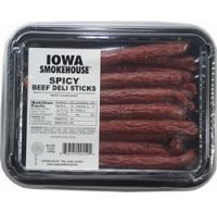 Iowa Smokehouse Deli Beef Stick Spicy 13 oz.