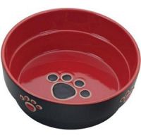 Ethical Products Fresco Dog Dish 7 in. Red