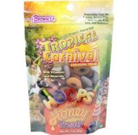 FM Brown's Hoops and Honey Small Animal Treat Strawberry 3 oz.