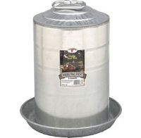 Little Giant Poultry Poultry Waterer Fountain 3 gal. Galvanized