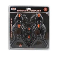 Spring Clamp Set with Swivel Pads 6 Piece