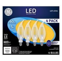 GE Lighting Decorative Light Bulb 5 Watt 4 Pack