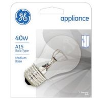 GE Lighting Appliance Light Bulb 40 Watt Clear