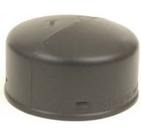 Drain Tube End Cap 4 in. Poly Snap