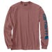 Carhartt Logo Sleeve Graphic Men's Long Sleeve T-Shirt Loose Fit Heavyweight