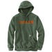 Carhartt Logo Graphic Men's Hooded Sweatshirt Loose Fit Midweight