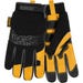 Kinco Heat Keeper Kincopro Men's Glove Lined with Pull Strap Premium Grain Goatskin/Synthetic Hybrid