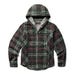Wolverine Cheyenne Women's Flannel Shirt Jacket Sherpa Lined