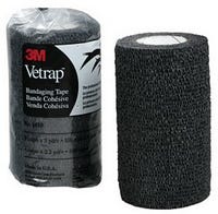 3M VetRap Bandaging Tape Black 4 in.