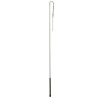 Weaver Stock Whip with Rubber Handle and 8 in. Popper Green/White 50 in.