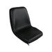 Beco Tractor Seat Contoured Deluxe with Slides Black