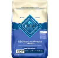 Blue Buffalo Life Protection Dog Food Healthy Weight Adult Large Breed 30 lb. Bag Chicken/Rice