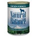 Natural Balance Dog Food 13 oz. Can Chicken/Rice