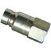 Hydraulic Adapter #491-4 QD 1/2 in. Body Male Tip Flat Face x 1/2 in. FNPT