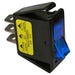Rocker Switch Illuminated Blue