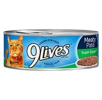 9 Lives Cat Food 5.5 oz. Can Super Supper