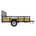 BNM Trailers Hand-Welded Trailer 3 Board High Side Utility 6 ft. x 10 ft.