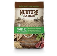 Nurture Farms Simply Six Dog Food 26 lb. Bag Lamb