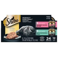 Sheba Perfect Portions Cat Food Multi Pack 1.98 lb. Box Seafood