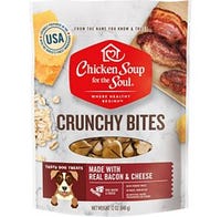 Chicken Soup for the Soul Crunchy Bites Dog Biscuits 12 oz. Bacon/Cheese