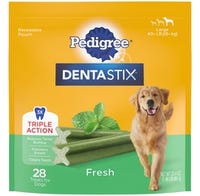 Pedigree Dentastix Dog Dental Treat Fresh 28 Count Large