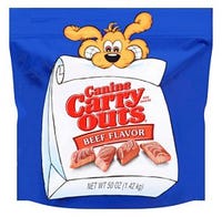 Canine Carry Outs Dog Treat 47 oz. Beef