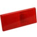 Reflector Stick-On Rectangular Red 2 Pack