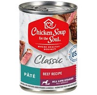 Chicken Soup for the Soul Classic Dog Food 13 oz. Can Beef Pate