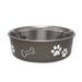 Loving Pets Bella Dog Bowl Large Espresso