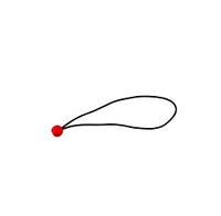 Bungee Cord Balls 12 in. Red 10 Pack