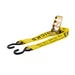 Ratchet Tie Down Coated Hooks 2 in. x 15 ft. 2500 lb.