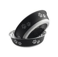 Indipets Buster Bowl Dog Bowl Large Charcoal